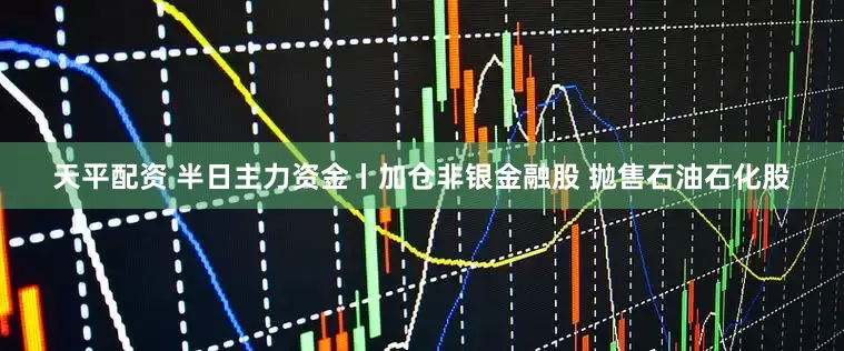 天平配资 半日主力资金丨加仓非银金融股 抛售石油石化股