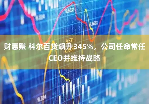 财惠赚 科尔百货飙升345%，公司任命常任CEO并维持战略