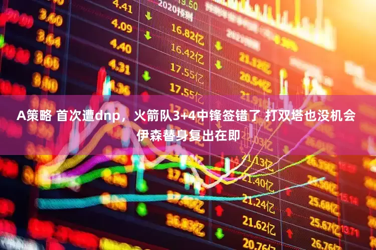 A策略 首次遭dnp，火箭队3+4中锋签错了 打双塔也没机会 伊森替身复出在即